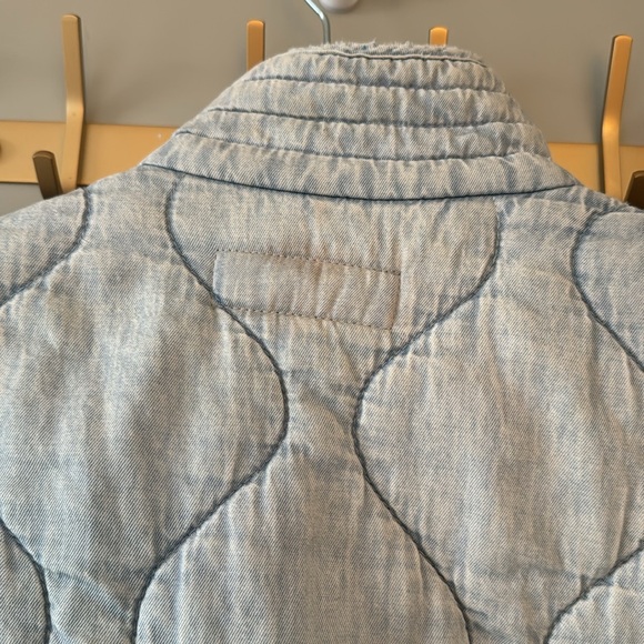 Blank NYC Denim Quilted Puffer Jacket | Oversized - Picture 4 of 4